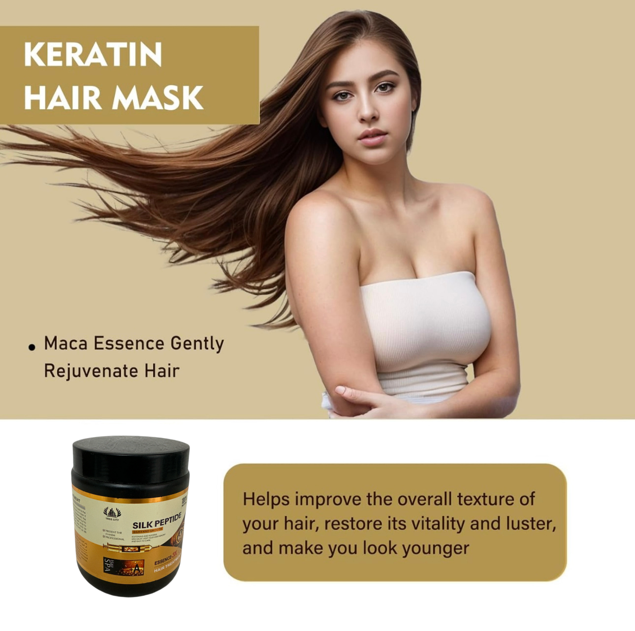 Maska Za Kosu 100% Obim 1+1 Gratis