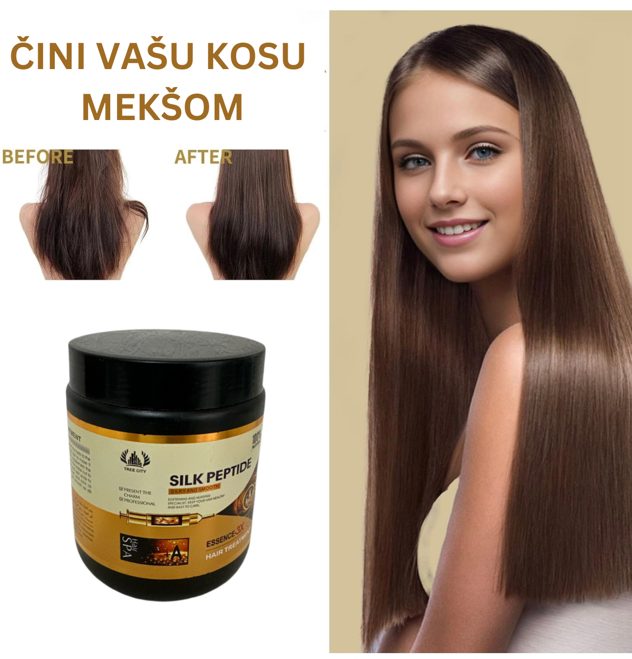 Maska Za Kosu 100% Obim 1+1 Gratis