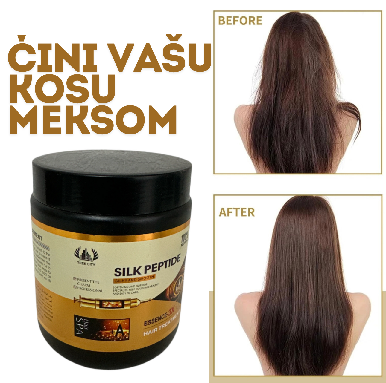 Maska Za Kosu 100% Obim 1+1 Gratis