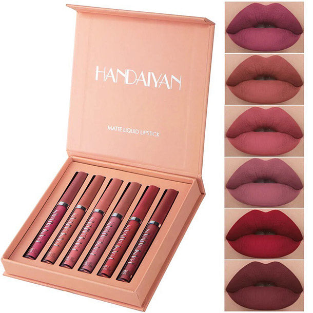 Set od 6 komada Glam Lips tečnih ruževa 💋