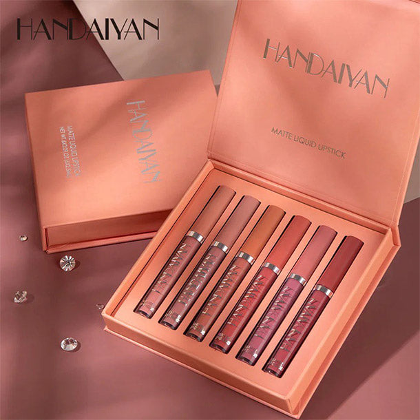 Set od 6 komada Glam Lips tečnih ruževa 💋