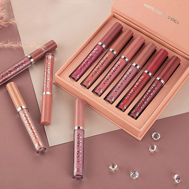 Set od 6 komada Glam Lips tečnih ruževa 💋